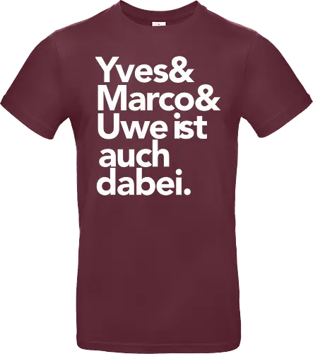 Nerdkultur - Yves, Marco, Uwe - Nerdkultur, yves, marco, uwe - Standard T-Shirt