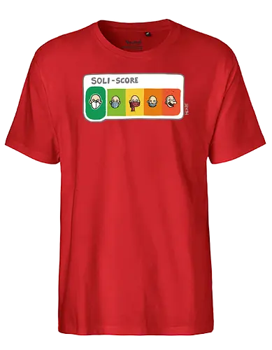 Soli-Score FFP2 Auswahl - Cartoostrophal, soli-score - Fairtrade T-Shirt