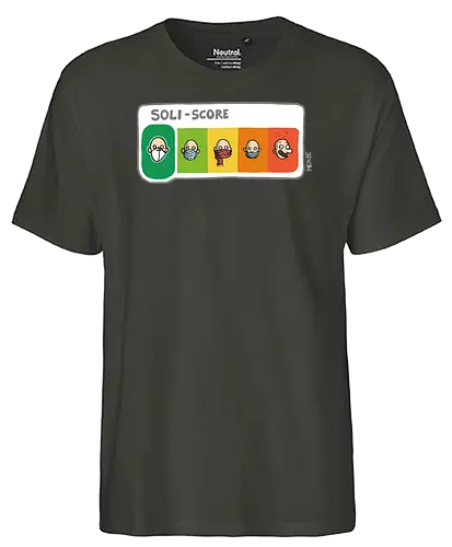 Soli-Score FFP2 Auswahl - Cartoostrophal, soli-score - Fairtrade T-Shirt