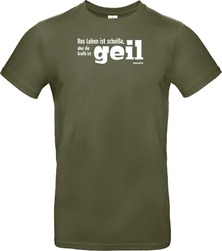 Das Leben ist Scheiße... - pcgames, spruch, gamer, shirt, tshirt - Standard T-Shirt
