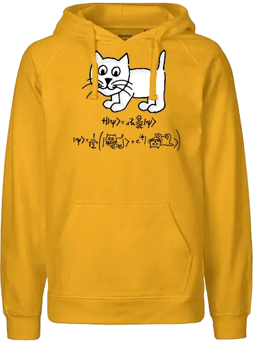 Schrödingers Katze - Quantum Tomato, Florian Aigner, katze, schrödingers katze, mathe, physik, science - Fairtrade Hoodie