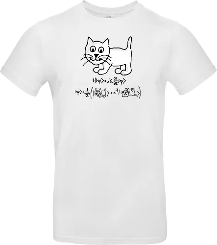 Schrödingers Katze - Quantum Tomato, Florian Aigner, katze, schrödingers katze, mathe, physik, science - Standard T-Shirt
