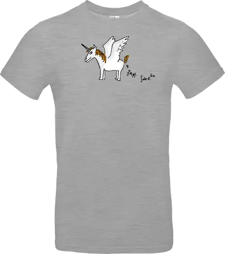 The Flying Unicorn Equation - Quantum Tomato, Florian Aigner, einhorn, mathe, physik, Gleichung - Standard T-Shirt