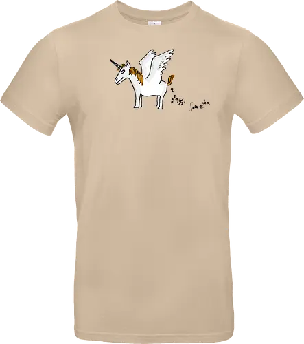The Flying Unicorn Equation - Quantum Tomato, Florian Aigner, einhorn, mathe, physik, Gleichung - Standard T-Shirt