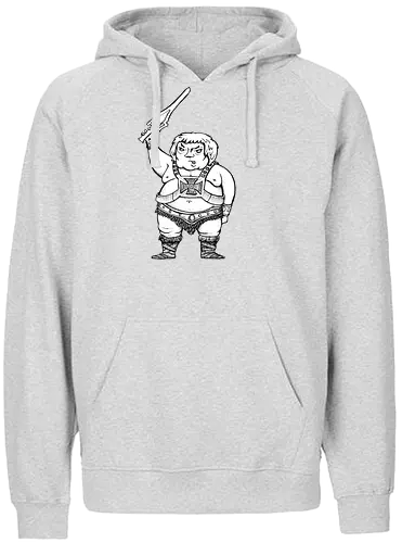 Robby Boss - He-is-da-Man - rob boss, bob ross, zeichnen, merchandise, rocketbns - Fairtrade Hoodie