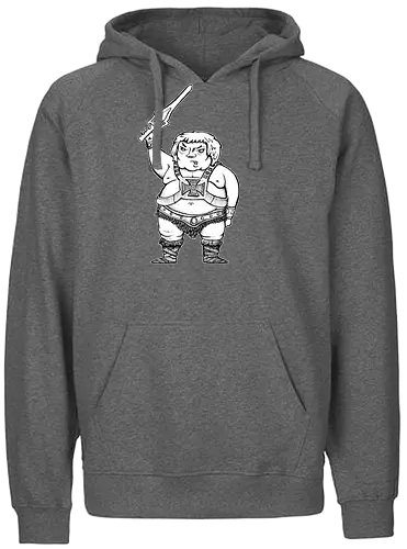Robby Boss - He-is-da-Man - rob boss, bob ross, zeichnen, merchandise, rocketbns - Fairtrade Hoodie
