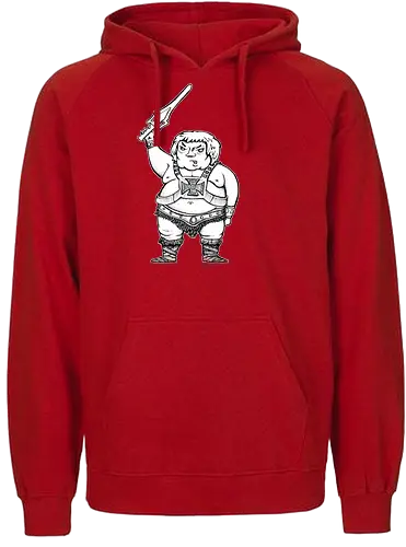 Robby Boss - He-is-da-Man - rob boss, bob ross, zeichnen, merchandise, rocketbns - Fairtrade Hoodie