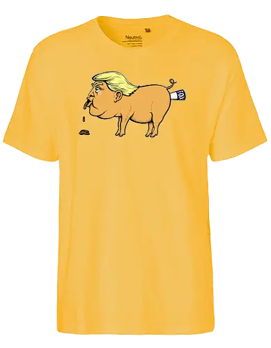 Robby Boss - Trumpeltier - rob boss, bob ross, zeichnen, merchandise, rocketbns - Fairtrade T-Shirt