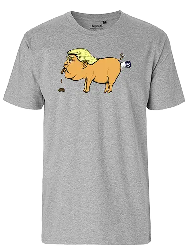 Robby Boss - Trumpeltier - rob boss, bob ross, zeichnen, merchandise, rocketbns - Fairtrade T-Shirt