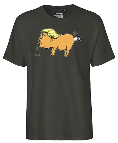 Robby Boss - Trumpeltier - rob boss, bob ross, zeichnen, merchandise, rocketbns - Fairtrade T-Shirt