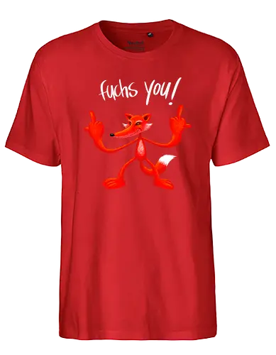 Robby Boss - Fuchs You - stinkefinger, robby boss, fuchs, fox, fuck you - Fairtrade T-Shirt
