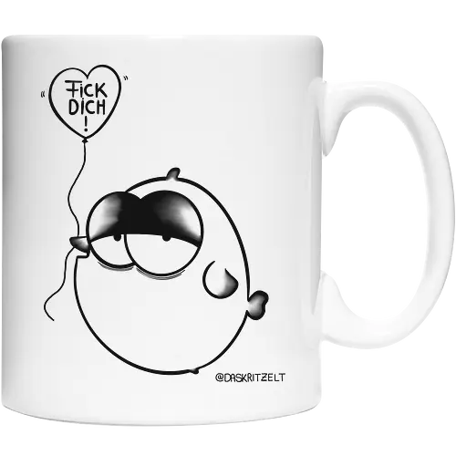 DasKritzelt - FickDich! - daskritzelt, fick dich, comic - Cup