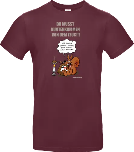 Ruthe - Nutella Eichhorn - Ruthe, Ralph Ruthe, comic, eichhörnchen, Nuss Nugat Creme, sucht - Standard T-Shirt