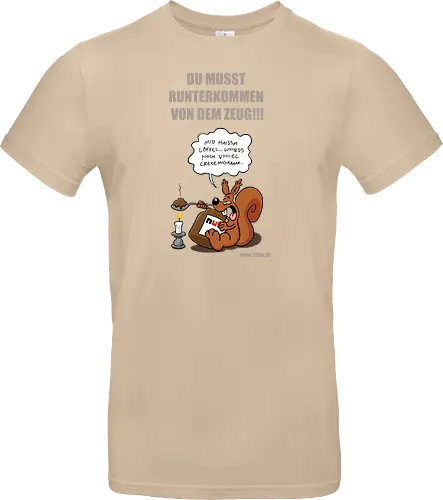 Ruthe - Nutella Eichhorn - Ruthe, Ralph Ruthe, comic, eichhörnchen, Nuss Nugat Creme, sucht - Standard T-Shirt