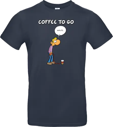 Ruthe - Coffee To Go - Ruthe, Ralph Ruthe, comic, coffee, to go, kaffee, Coffee TOGO - Standard T-Shirt