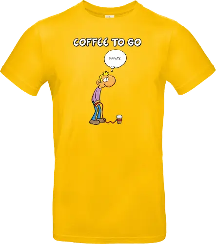 Ruthe - Coffee To Go - Ruthe, Ralph Ruthe, comic, coffee, to go, kaffee, Coffee TOGO - Standard T-Shirt