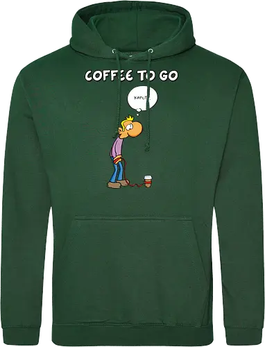 Ruthe - Coffee To Go - Ruthe, Ralph Ruthe, comic, coffee, to go, kaffee, Coffee TOGO - Standard Hoodie