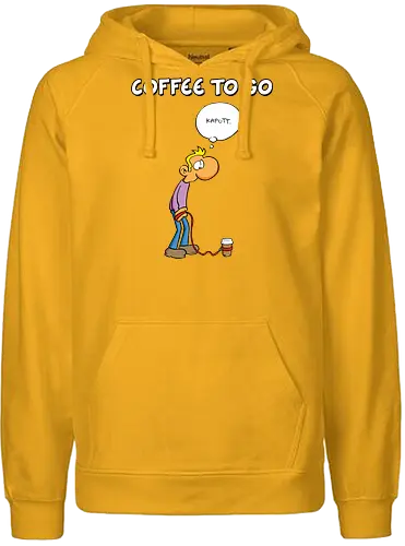 Ruthe - Coffee To Go - Ruthe, Ralph Ruthe, comic, coffee, to go, kaffee, Coffee TOGO - Fairtrade Hoodie