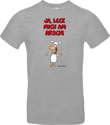 Ruthe - Schaf - Ruthe, Ralph Ruthe, comic, schaf, Ja Leck mich am Arsch, Leck mich am Arsch - Standard T-Shirt
