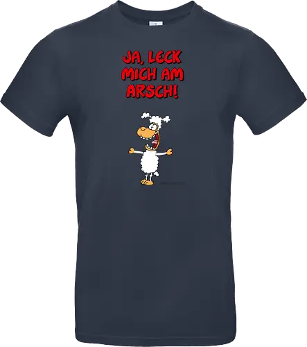 Ruthe - Schaf - Ruthe, Ralph Ruthe, comic, schaf, Ja Leck mich am Arsch, Leck mich am Arsch - Standard T-Shirt