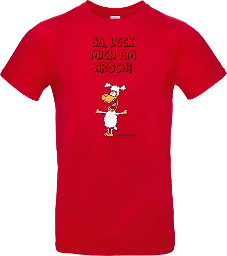 Ruthe - Schaf - Ruthe, Ralph Ruthe, comic, schaf, Ja Leck mich am Arsch, Leck mich am Arsch - Standard T-Shirt