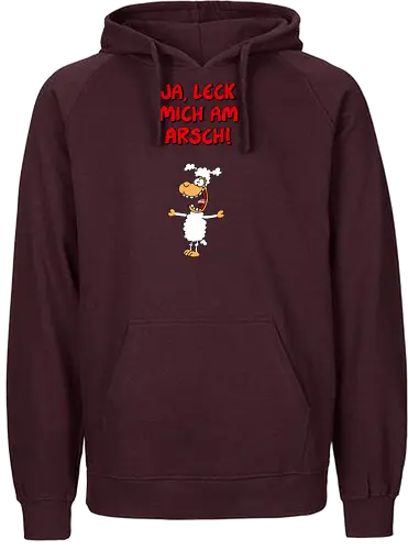 Ruthe - Schaf - Ruthe, Ralph Ruthe, comic, schaf, Ja Leck mich am Arsch, Leck mich am Arsch - Fairtrade Hoodie