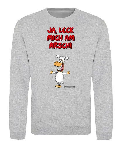 Ruthe - Schaf - Ruthe, Ralph Ruthe, comic, schaf, Ja Leck mich am Arsch, Leck mich am Arsch - Sweatshirt
