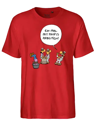 Ruthe - Profis - Ruthe, Ralph Ruthe, comic, mafia, Zement, Profis - Fairtrade T-Shirt
