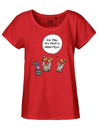 Ruthe - Profis - Ruthe, Ralph Ruthe, comic, mafia, Zement, Profis - Fairtrade Girl Shirt