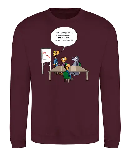 Ruthe - Gemütlichkeit - Ruthe, Ralph Ruthe, comic, Gemütlich, balu, dschungelbuch, mashup, Meeting, busiConsoles - Sweatshirt