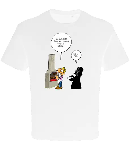 Ruthe - Dunkle Seite - Ruthe, Ralph Ruthe, comic, Dunkle Seite der Wurst, wurst, mashup, Dunkle Seite, dark lord - Oversize T-Shirt