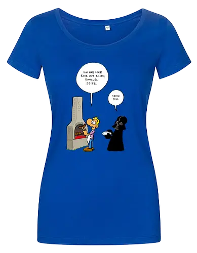 Ruthe - Dunkle Seite - Ruthe, Ralph Ruthe, comic, Dunkle Seite der Wurst, wurst, mashup, Dunkle Seite, dark lord - Women T-Shirt