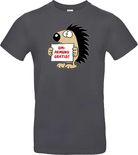 Ruthe - Gratisumarmung - Ruthe, Ralph Ruthe, comic, igel, hug, Gratisumarmung, umarmung - Standard T-Shirt
