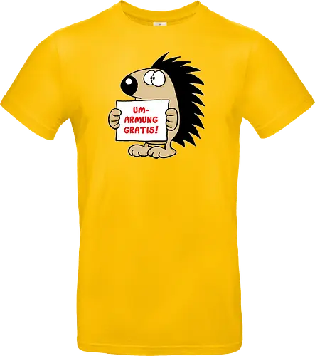 Ruthe - Gratisumarmung - Ruthe, Ralph Ruthe, comic, igel, hug, Gratisumarmung, umarmung - Standard T-Shirt