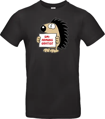 Ruthe - Gratisumarmung - Ruthe, Ralph Ruthe, comic, igel, hug, Gratisumarmung, umarmung - Standard T-Shirt