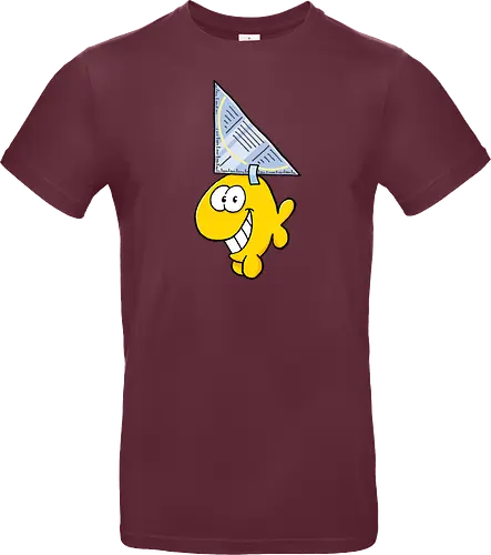 Ruthe - Hai - Ruthe, Ralph Ruthe, comic, Haifisch, fisch, fun, Geodreieck - Standard T-Shirt