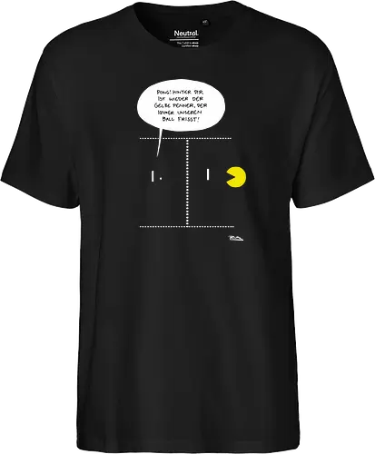Ruthe - Pong - Ruthe, Ralph Ruthe, comic, Pong, mashup, Retrogaming - Fairtrade T-Shirt