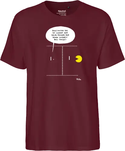 Ruthe - Pong - Ruthe, Ralph Ruthe, comic, Pong, mashup, Retrogaming - Fairtrade T-Shirt