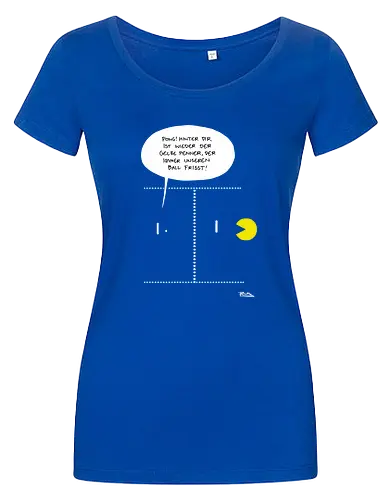 Ruthe - Pong - Ruthe, Ralph Ruthe, comic, Pong, mashup, Retrogaming - Women T-Shirt