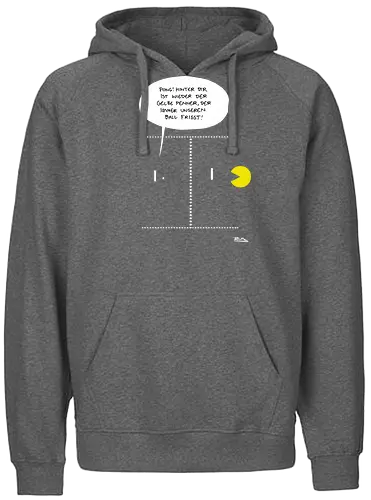 Ruthe - Pong - Ruthe, Ralph Ruthe, comic, Pong, mashup, Retrogaming - Fairtrade Hoodie