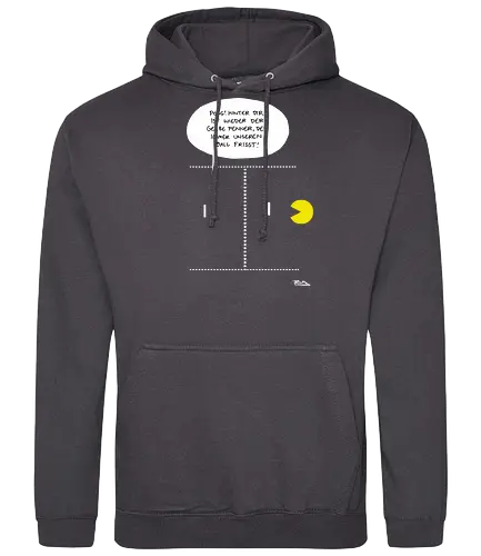 Ruthe - Pong - Ruthe, Ralph Ruthe, comic, Pong, mashup, Retrogaming - Standard Hoodie