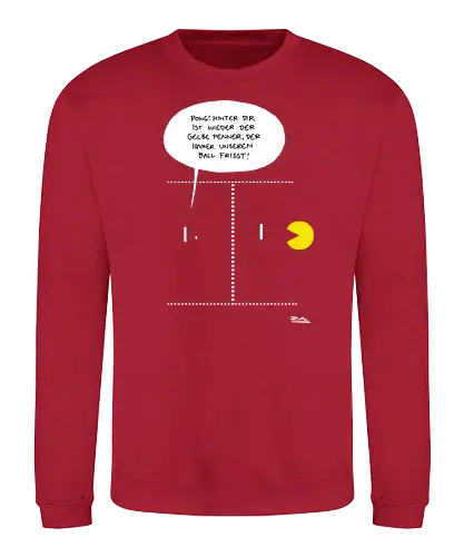 Ruthe - Pong - Ruthe, Ralph Ruthe, comic, Pong, mashup, Retrogaming - Sweatshirt