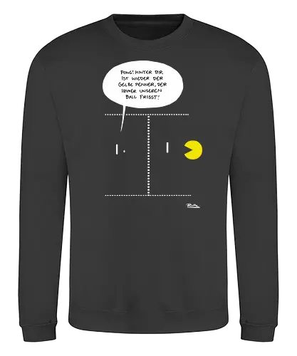 Ruthe - Pong - Ruthe, Ralph Ruthe, comic, Pong, mashup, Retrogaming - Sweatshirt