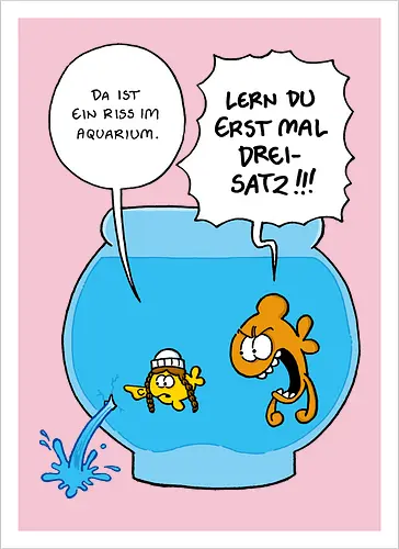Ruthe - Riss im Aquarium