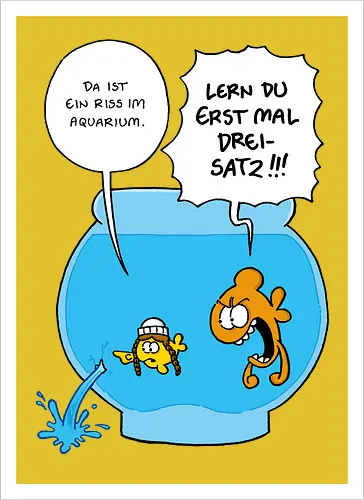 Ruthe - Riss im Aquarium