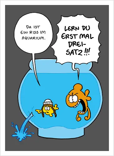 Ruthe - Riss im Aquarium
