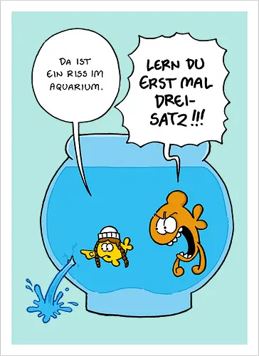Ruthe - Riss im Aquarium