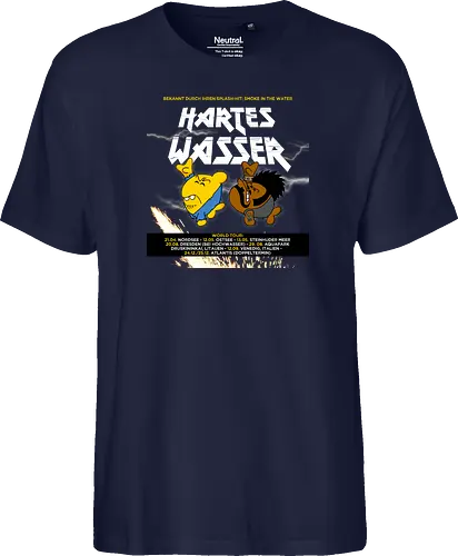 Ruthe - Hartes Wasser Tour - Ruthe, Ralph Ruthe, comic, Hartes Wasser, metal, band, musik, fisch - Fairtrade T-Shirt