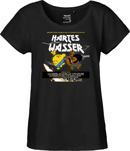 Ruthe - Hartes Wasser Tour - Ruthe, Ralph Ruthe, comic, Hartes Wasser, metal, band, musik, fisch - Fairtrade Girl Shirt