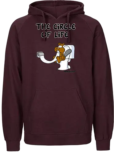 Ruthe - Circle of Life - Ruthe, Ralph Ruthe, comic, biber, klo, Lebenszyklus - Fairtrade Hoodie